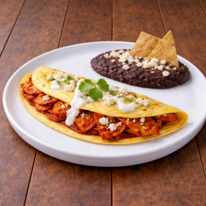 Omelette de Chilaquiles Clásicos